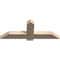 Ekena Millwork Eugene Smooth Timber Gable Bracket, Douglas Fir, 48"W x 18"H x 3 1/2"D x 5 1/2"F, 9/12 Pitch GBW048X18X0406EUG00SDF - alternate 3